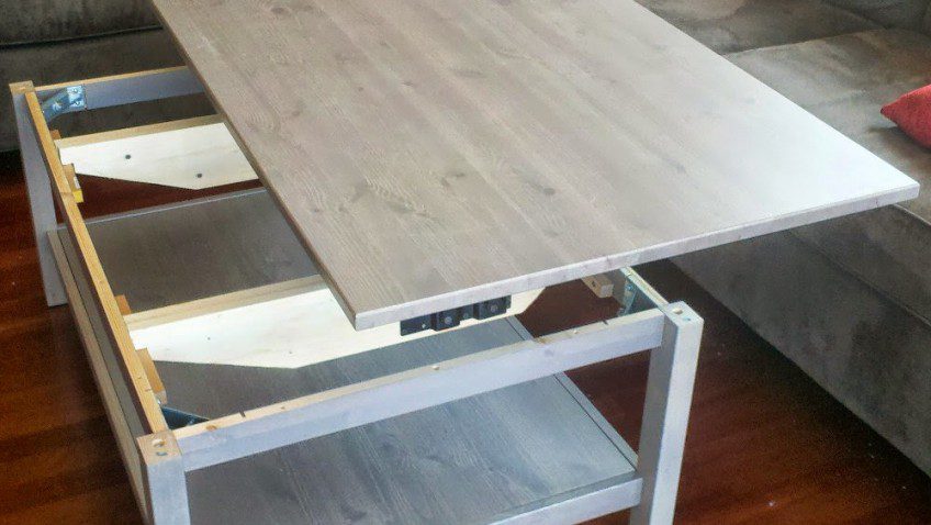 Table basse HEMNES relevable