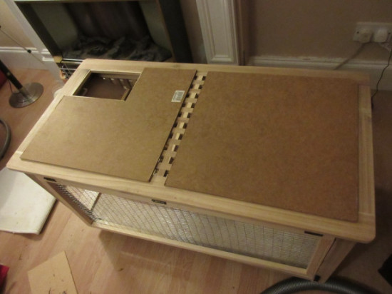 rabbit cage ikea hack 2