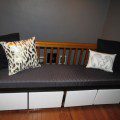 Banc avec rangements