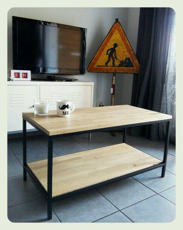 table basse industrielle