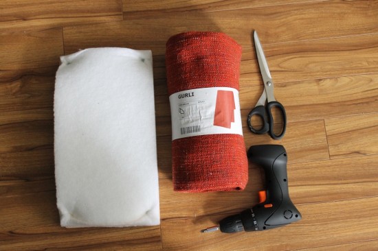 Wrap foam with IKEA GURLI blanket