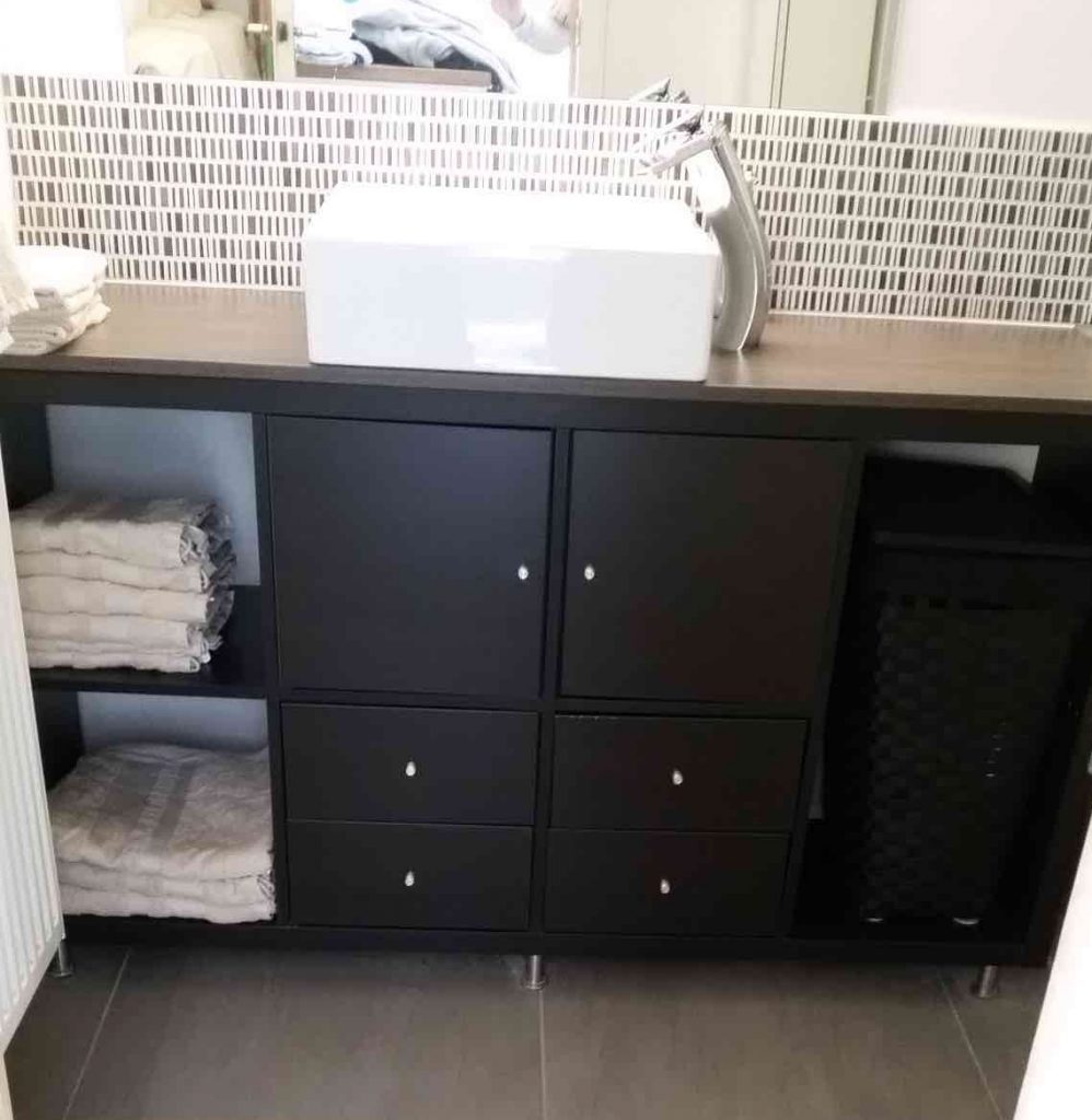 Meuble Diy Ikea Pour Une Petite Salle De Bain