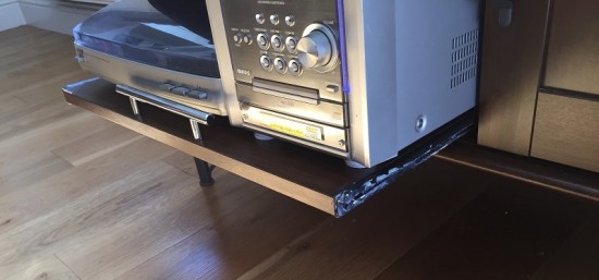How to hack a turntable stand from the IKEA TOCKARP TV unit