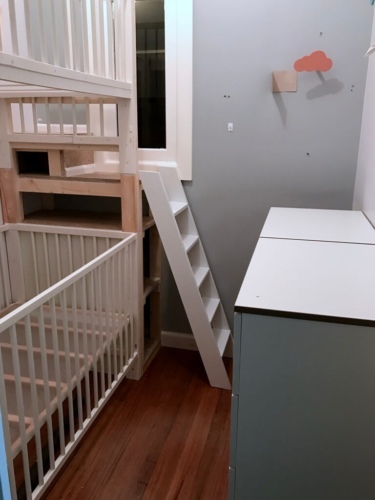 A ladder for the GULLIVER crib bunk bed