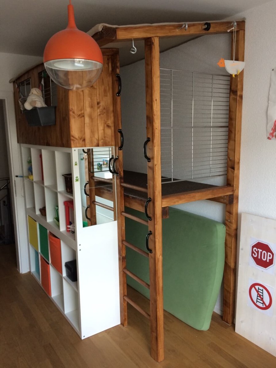 DIY KALLAX wooden playhouse