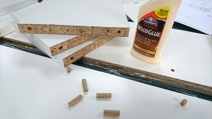 IKEA HACK: Stereo System Stand from 12 shelves