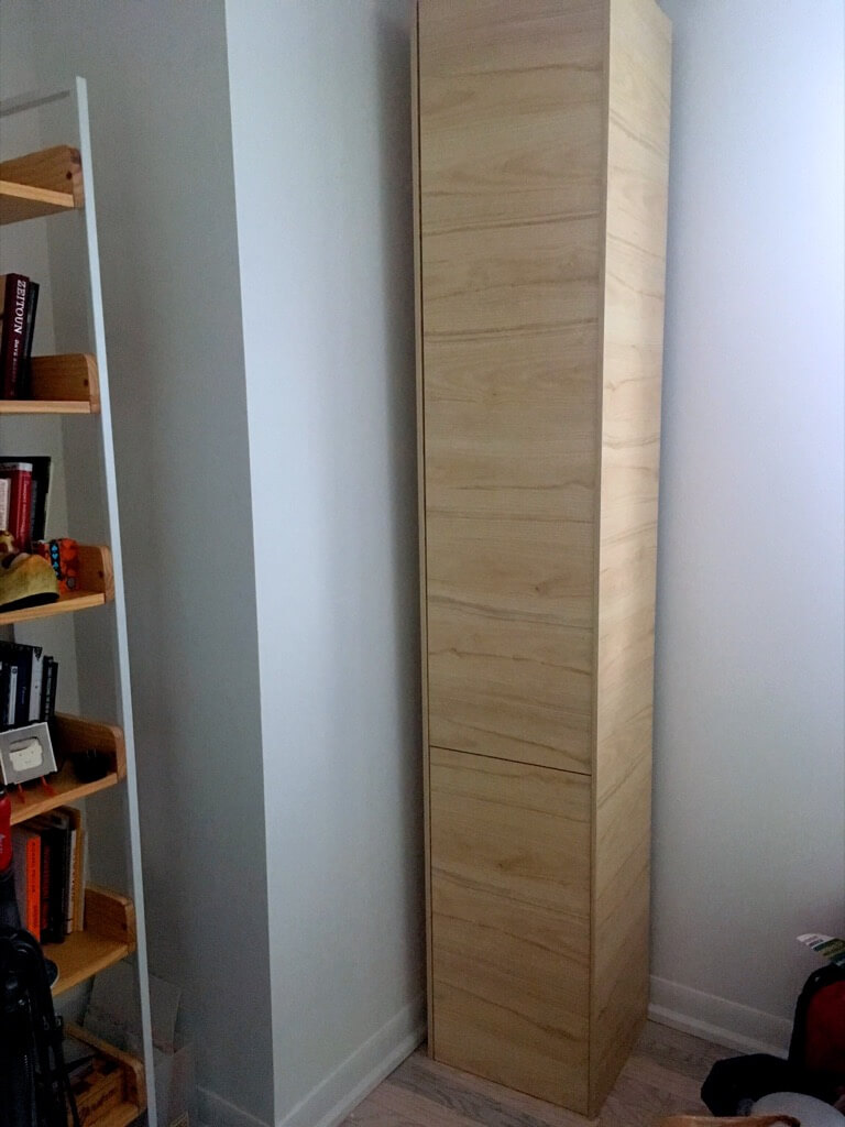 DIY Shoe cabinet tall and narrow for the entryway