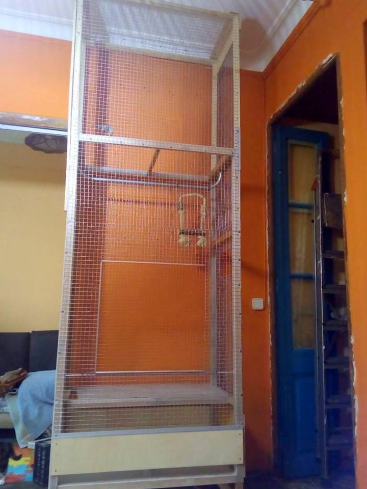 New house for my parrots - IKEA bird cage hack