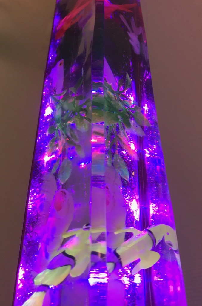 Epoxy Resin aquarium from IKEA LACK shelf