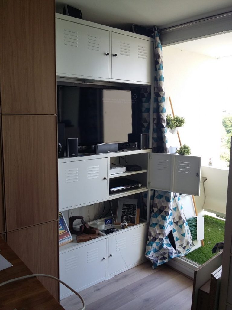 meuble tv industriel