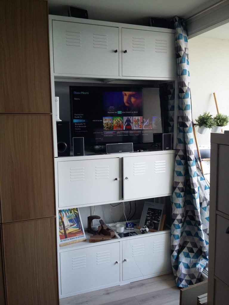 meuble tv ikea industriel