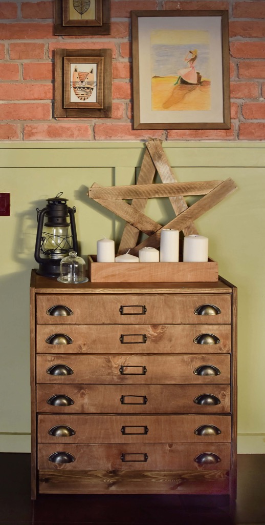 Apothecary cabinet from RAST chest of drawers