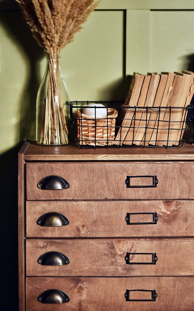 Apothecary cabinet from RAST chest of drawers