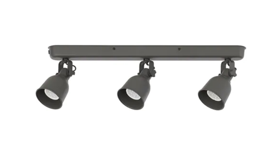 HEKTAR ceiling track with 3 spots