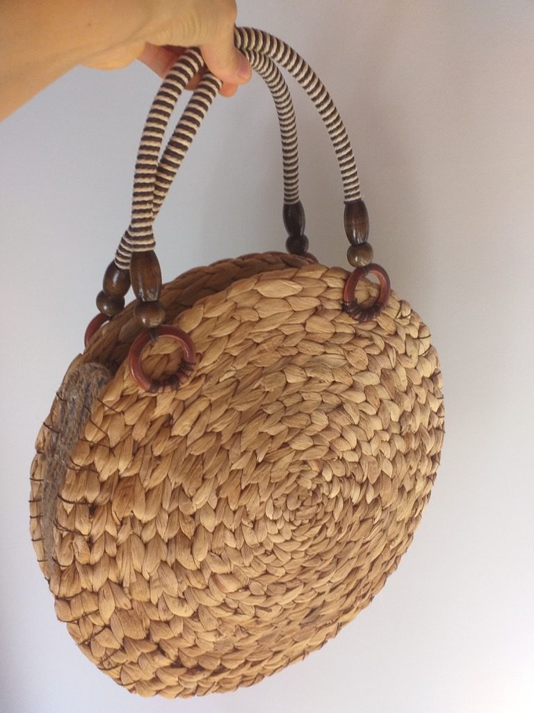 DIY straw bag - IKEA hack