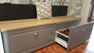 Le Banc à chaussures de Viviane